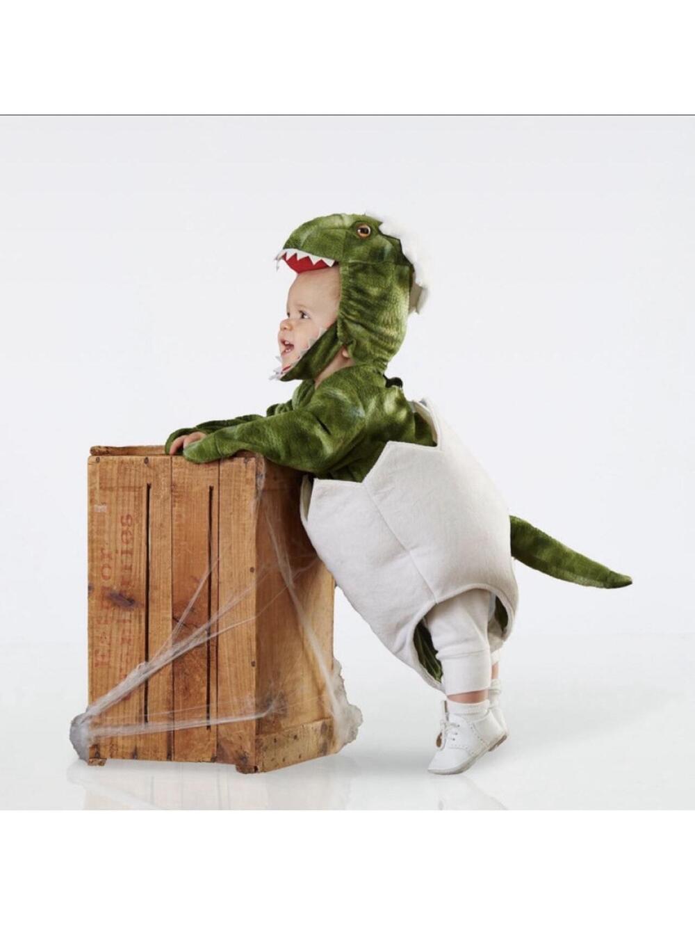 Pottery Barn Kids Dinosaur Egg Costume 12-24 Months 🦖💚